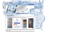 Desktop Screenshot of frostservis.cz