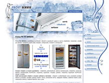 Tablet Screenshot of frostservis.cz